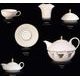 Tea set for 6 persons Galaxie, Thun Studio, Luxury Porcelain