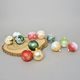12-piece Set of Christmas Tree Decoration Balls, 6 cm, Czech glass