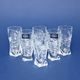 Quadro - Comet, 6 pcs. set liqueur glass 50 ml, 8 cm, Crystalite Bohemia