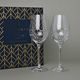 Spirála - Set 2 sklenic na bílé víno 350 ml, krystaly Swarovski, DIAMANTE