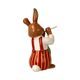 Figurka králíčka s flétnou 4 / 4 / 8 cm, kamenina, Goebel