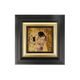 Picture The Kiss 18,5 / 3 / 18,5 cm, porcelain, G. Klimt, Goebel