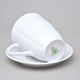 Verona white: Mug tall 320 ml + saucer 15 cm, G. Benedikt 1882, bottom sign