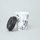 Bohemia Black: Cup To Go coffee 0,3 l with rubber cap, Cesky porcelan a.s.