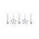 5 pcs. Christmas tree deco set, PRECIOSA crystal decorations