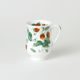 Alpine strawberry: Mug Eleanor 320 ml, english fine bone china, Roy Kirkham