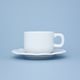 Cup 240 ml + saucer 17 cm, Benedikt white, G. Benedikt 1882