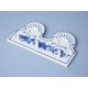 Kitchen hanger with holes 18 x 9 cm, Original Blue Onion Pattern