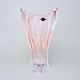 Crystal Vase Plantica, Pink 32 cm, Aurum Crystal