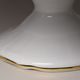 Cake plate on stand 32 cm, Thun 1794 Carlsbad porcelain, BERNADOTTE gold line
