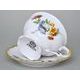 Šálek 230 ml a podšálek 150 mm, Aristokrat, Queens Crown, Original Bohemia porcelain