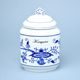 Jar for food storage with a sign 1,10 l, 17 cm, Original Blue Onion Pattern