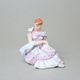 Lady with dove 8 x 11,5 x 10,5 cm, Saxe, Porcelain Figures Duchcov
