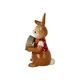 Rabbit figurine with accordeon 4 / 4 / 8cm, stoneware, Goebel