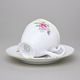 Coffee cup and saucer 150 ml / 14 cm, Thun 1794 Carlsbad porcelain, BERNADOTTE Meissen Rose