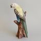 Parrot of Australian (yellow-blue), 13,5 x 13,5 x 28 cm, Pastel, Porcelain Figures Duchcov