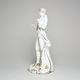 Gentleman Rococo 12 x 7 x 25 cm, White + Gold, Porcelain Figures Duchcov