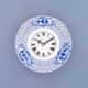 Clock perforated 18 cm + Clockwork, Original Blue Onion Pattern