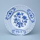 Plate perforated 24 cm, Original Blue Onion Pattern