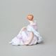 Lady with dove 8 x 11,5 x 10,5 cm, Saxe, Porcelain Figures Duchcov