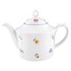 Tea pot 1,1 l, Sonate 34032 flowers, Seltmann porcelain