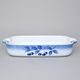 Bowl baking 7 x 39,8 x 24,6 cm, Thun 1794 Carlsbad porcelain, BLUE CHERRY