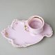 Cup 120 ml and saucer TV, Lenka 247, Rose China