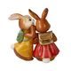 Figurka králičic Tajemství 10,5 / 5,5 / 11,5 cm, kamenina, Goebel