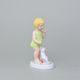 A Girl With Cat, 9,8 x 6,3 x 14,1 cm , Saxe, Porcelain Figures Duchcov