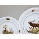 Sonata hunting: Plate set for 6 pers., Leander 1907