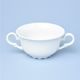 Cup for soup 300 ml - 2 handles, Ophelie white, Thun 1794