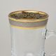 Cup Venezia glass 160 ml footed, gold-platinum, Balvínglass