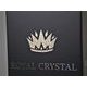Křišťálová váza 25 cm (5211), zdobená krystaly Swarovski, Royal Crystal