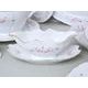 Gold line: Dining set for 6 persons, Thun 1794 Carlsbad porcelain, BERNADOTTE roses