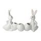 Figurka zajíčků s vázičkou Jarní city 28 / 7,5 / 16 cm, porcelán, Goebel