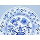 Dish round deep 34 cm, Original Blue Onion Pattern