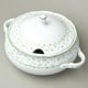 NATÁLIE zelené kvítky: Mísa polévková 2,7 l, Thun 1794, karlovarský porcelán