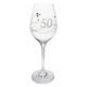 Celebration: Glass 360 ml plus Swarovski Crystals plus celebration number