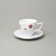 Christmas Lea: Cup 140 ml + saucer 13 cm, Thun Carlsbad Porcelain