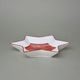 Mísa vanoční hvězda 21 x 21 cm červená, nový kostní porcelán, EGAN