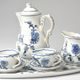 Coffee set MINI, Orignal Blue Onion pattern + platinum