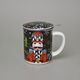 Mug 380 ml The Nutcracker with strainer and lid, new bone china, EGAN