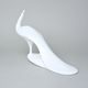 Páv 25 x 7,3 x 18 cm, bílé, Porcelánové figurky Duchcov