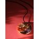 Necklace Poeny 5 / 1 / 5cm, porcelain, L. C. Tiffany, Goebel