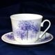 Alliums: Cup 420 ml and saucer breakfast, English Fine Bone China, Roy Kirkham