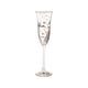 Champagne glass 100 ml Lady with fan, glass, G. Klimt, Goebel