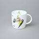 Garden wildlife: Mug Sophie 350 ml, two tits, Roy Kirkham fine bone china