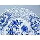 Plate perforated 27 cm, Original Blue Onion Pattern