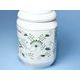 Dose for food storage with a different types of sign 1,10 l, 17 cm, Green Onion Pattern, Cesky porcelan a.s.