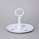 Tray flat with key 21 cm (for salt/pepper shakers and toothpick dose), Hazenka, Cesky porcelan a.s.